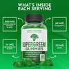 Atlantis Nutrition Supergreens Gummies - Daily Green Superfoods Supplement with