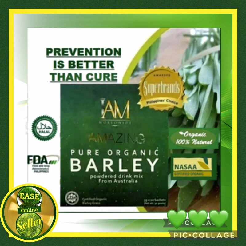 Pure Iam Worldwide Amazing Pure Organic Barley Powdered Drink Mix
