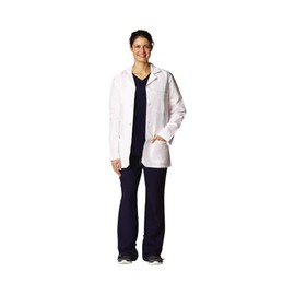 Medline Men's Poplin Consultation Lab Coat, White, Size 40, 1 Count