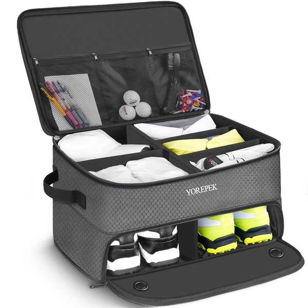 YOREPEK Large 2 Layer Golf Trunk Organizer for 2 Size14
