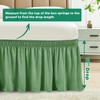 Biscaynebay Wrap Around Bed Skirts for Queen Beds Short Drop