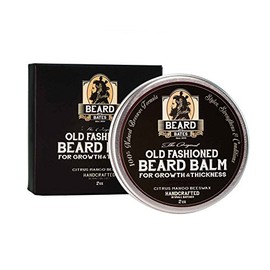Beard and Bates | The Original Old Fashioned Beard Balm for Growth & Thickness | 19th Century Beeswax Formula, Premium Oils, Boutique, Natural Groomin