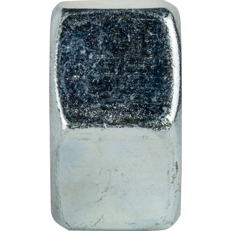 2"-4-1/2 Grade 5 Finished Hex Nuts, Electro Zinc Plated Steel