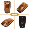 5Pcs Cab Marker Light Weatherproof Amber Teardrop Cab Top Running