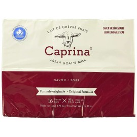 Caprina by Canus Fresh Goat's Milk Soap 3.9oz Per bar - Pack of 16
