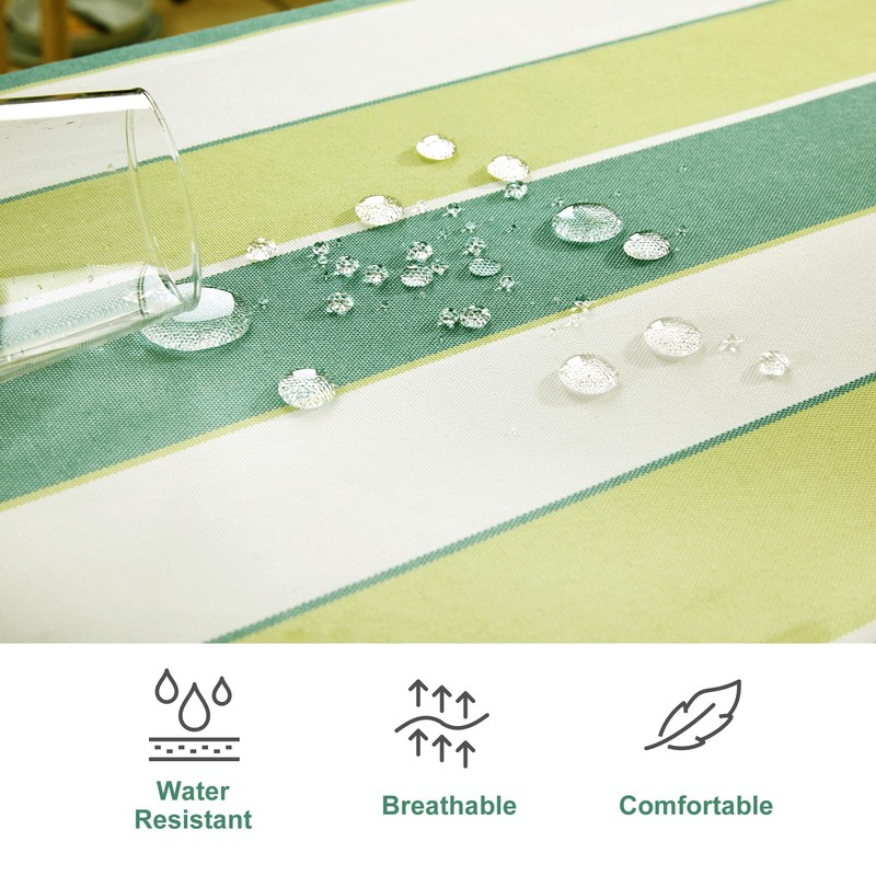 Deconovo Lotus Effect Table Linen, Machine Washable Tablecloth, Waterproof, Easy
