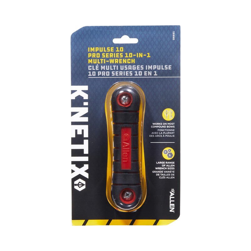 Allen Company Pro Series 10-in-1 Archery Multi-Wrench, Black/Red, One Size