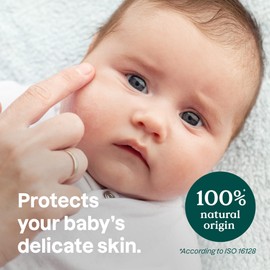 ATTITUDE ATTITUDE Plastic-Free Face and Cheek Balm Bar for Baby, EWG Verified, Dermatologically Tested, Made with Naturally Derived Ingredients, Vegan, Unscented, 30 grams