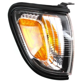 DAT AUTO PARTS Front Right Passenger Side Lamp Trim Side Marker Parking Light Replacement For 2001-2004 Toyota Tacoma Clear & Amber Lens TO2521163 8161004090C0