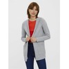 VERO MODA Female cardigan open hood, Light Grey Mel., s