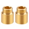 Brass Tap Extension 1/2 Inch x 20 mm, DN15 Thread
