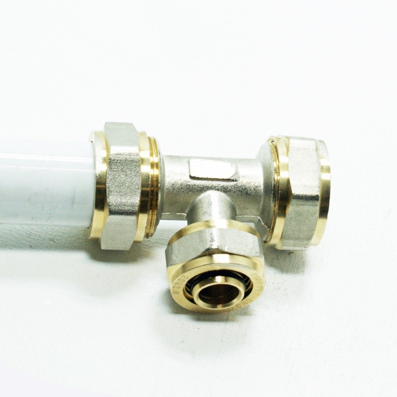 Pipetec Screw Fitting T Piece 20 x 20 x 16
