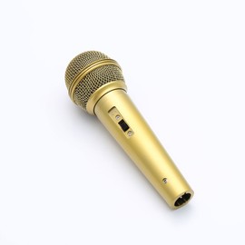 Play Avenue Microphone Costume Accessory Gold Unisex