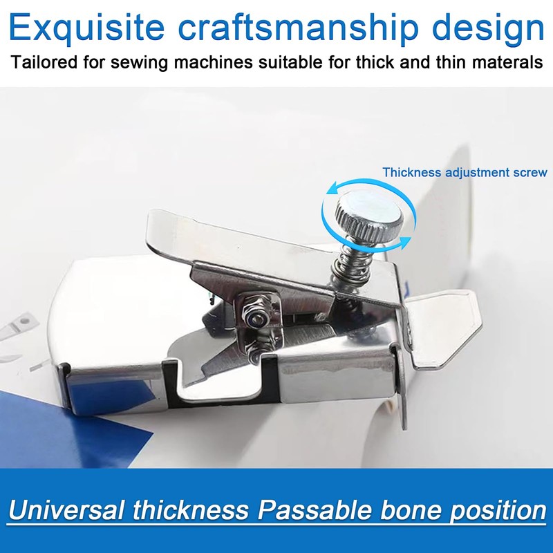 Magnetic Seam Guide, Multifunctional Anti-Curl Magnetic Gauge, Universal Sewing Machine