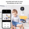 Jolywell Security Camera, 1080P Wide-Angle, AI Motion Detection, Starlight Night