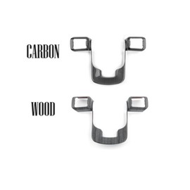 YOUTOOCAR Carbon Fiber Pattern Steering Wheel Cover Trim Compatible with Hyundai Santa FE 2024 Accessories