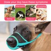 Acecharming Drinkable Dog Muzzle Soft Breathable Mesh Adjustable Loop for