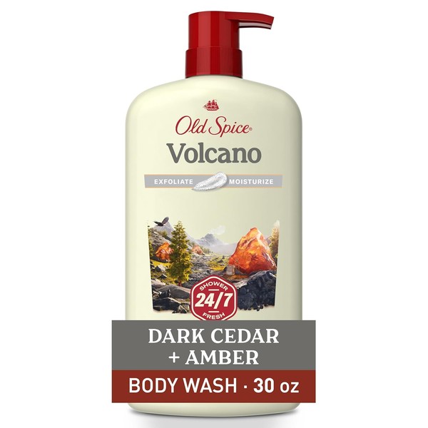 Old Spice Exfoliating & Moisturizing Body Wash for Men, 24/7