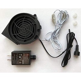AIR CHARACTERS Replacement 1.0a Fan Blower for Gemmy Airblown Inflatable 12v/1.0a Adapter - Model #JDH9733S