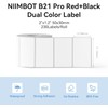 NIIMBOT Labels, Red Black Font Label for B21Pro Label Printer,