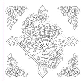 Ephemera Adult Coloring Book (31 One-Sided Designs on Thick Paper)