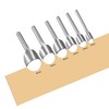 sourcing map Half-Round Leather Cutter Punch Set 15mm-40mm Strap End