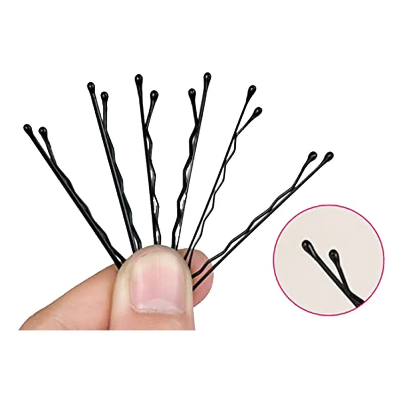 350 Pasadores Negros Para Pelo Cabello Pasador Resistente Negro