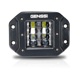 Duely Cube Flush Mount Projected Spot Grille Bumper Bar Light Strobe Function 4x4 Off Road 24W