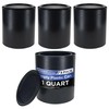 Master Elite 1 Quart Empty Plastic Paint Can Bucket, Pack