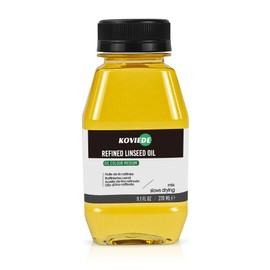 KOVIEDE 9.13 fl oz (270mL) Linseed Oil for Painting, Premium Refined Artist Medium for Thinning Oils, Enhances Flow, Transparency & Gloss for Professional Use