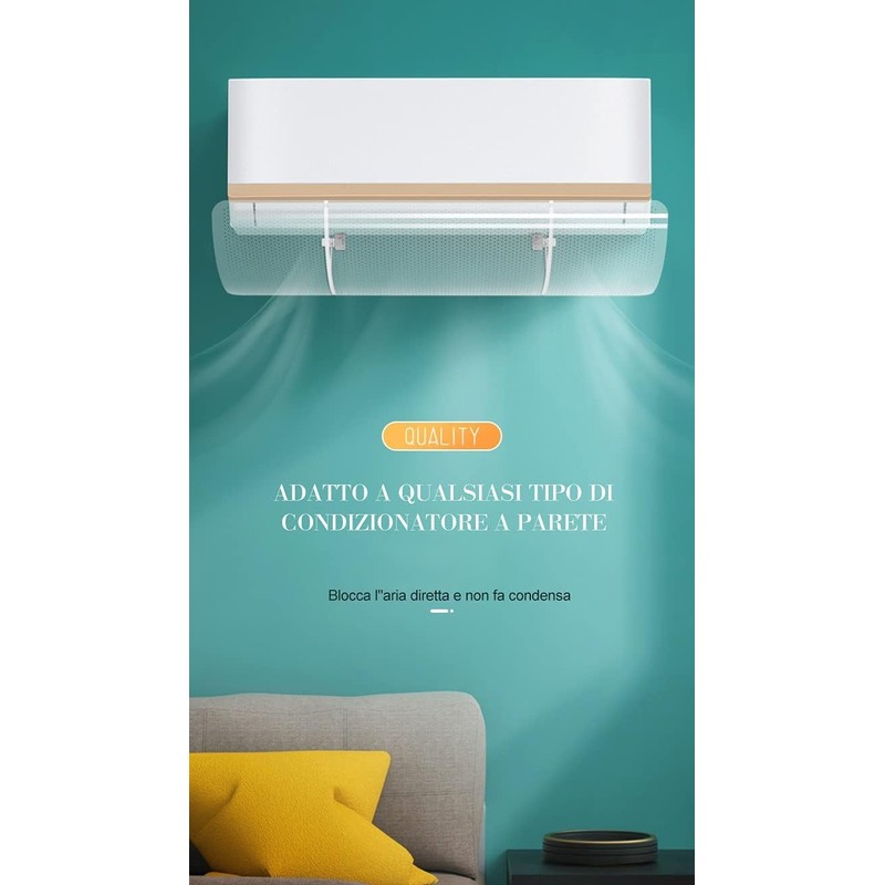 Air Conditioning Deflector Prevents Direct Blowing Clear Windscreen