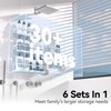 YASONIC Shower Caddy, 6 Pack Large Capacity shower organizer with