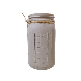 Painted Mason Jar Utensil Holder for Kitchen Counter, 32 oz. Wide Mouth Mason Jar Utensil Holder, Rustic Mason Jars for Centerpieces Rustic Farmhouse Style Mason Jar Decor for Kitchen