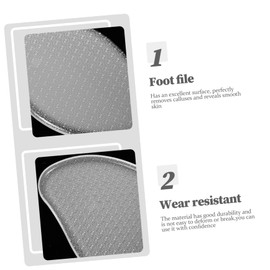 Healeved 2pcs Foot File Callus Remover Tool Glass Foot File Dead Skin Removal Tool Manual Foot Care Household Foot File Foot Care Supply