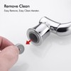 BAGNOLUX Brass 1080° Swivel Faucet Extender for Bathroom Sink, 2