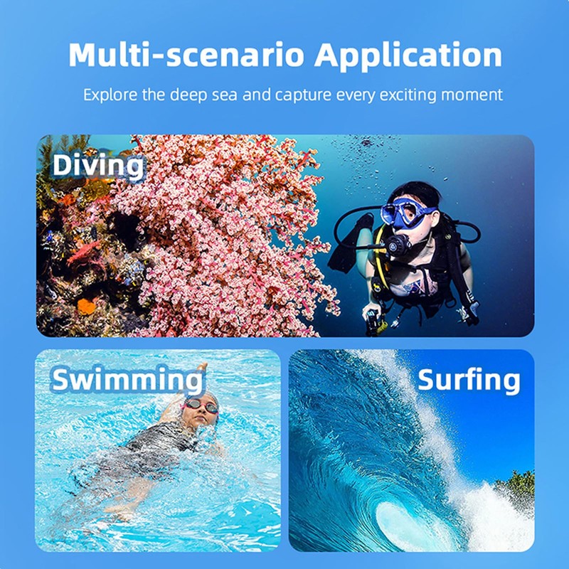 Waterproof Housing Case Compatible for Insta360 Go 3 Go 3s,