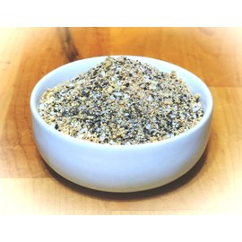 Boston Spice Lemon Peppah Seasoning Mix Handmade Real Lemon Pepper Blend Seafood Poultry Vegetables (1/2 Cup Jar wt. 3.7oz/105g)