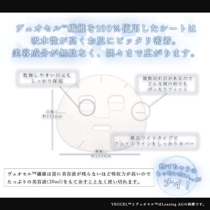 AROMA FACE MASK Bergamot Scent (1 Bag), Face Pack, Sheet