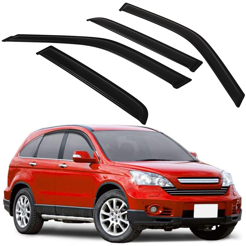 cciyu 4pcs Side Window Deflector Visor Rain Guard Compatible with