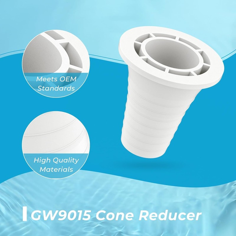 GW9000 GW9015 Cone Reducer Compatible with Pentair Kreepy Krauly Great