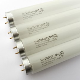 F40T12/D (4 Pack) 4ft Fluorescent Tube Light Bulb 40W 40 Watt Daylight T12 F40T12 6500K 1.5 inch Diameter Replaces F40DX F40T12/865/ECO F40SP65/ECO F40DX/ALTO F40/LR/ECO/2P F40T12/DX (4)