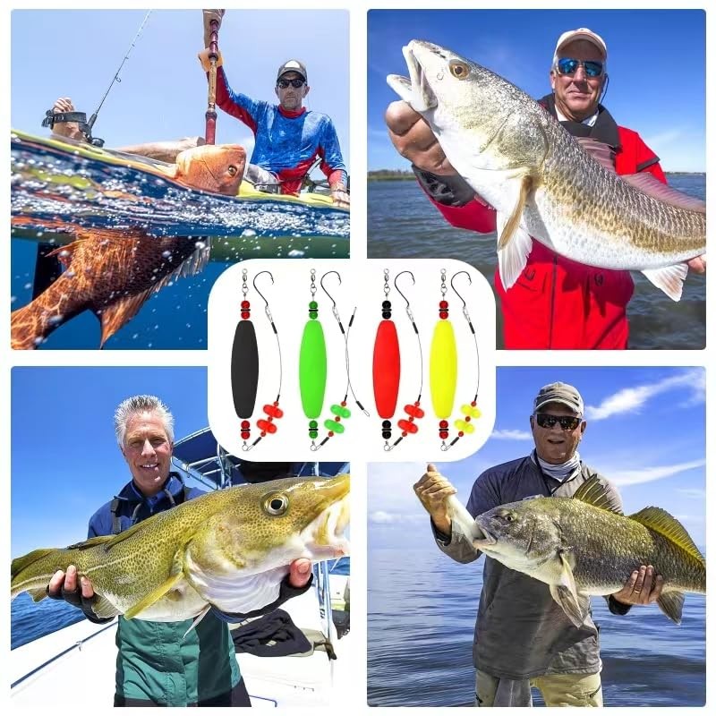 Catfish Float Rigs：Santee Rig Catfish Bait Floats Kit with Rattles