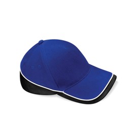 Beechfield Unisex's B171.BRO-BLK-WHI Teamwear Competition Cap, Bright Royal/Black/White, One Size