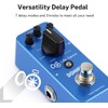 Donner Digital Delay Pedal, Echo Square Delay Guitar Pedal, 7