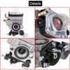 ZAMDOE 11 mm Carburettor Replacement for 22cc 26cc 32cc 34cc