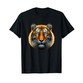 Wild Tiger Face Cool Realistic Big Cat Men Women Kids T-Shirt