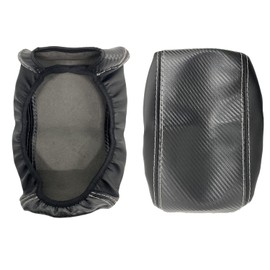 YOFAMO Center Console Cover for Kia Optima 2016 2017 2018 2019 2020 Accessories Armrest Cover Waterproof Anti-Scratch Leather Protector Pad Interior Accessories(Carbon Fiber + Black)