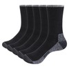 YUEDGE Men's Work Socks, Thick, Antibacterial, Odor Resistant, Breathable, Sweat