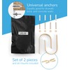 Wood Curtain Holdbacks - Set of 2 Modern Farmhouse Holdback