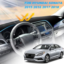 Dashboard Cover Dash Mat Nonslip Carpet For Hyundai Sonata 2015 2016 2017 2018